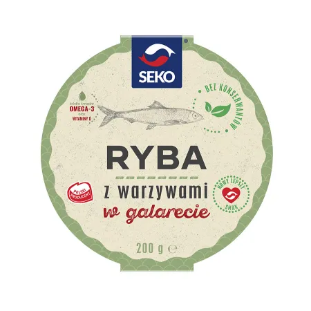 Ryba z warzywami w galarecie
